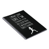 Cross Country Ornaments Running Runner Team XC Notizblock (Rechte Seite)