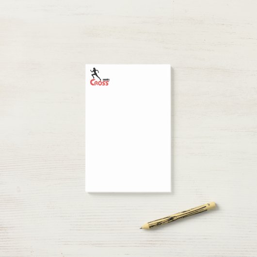 Cross country post-it klebezettel (Auf Schreibtisch)