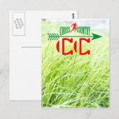 Cross Country Postkarte (Vorne/Hinten)