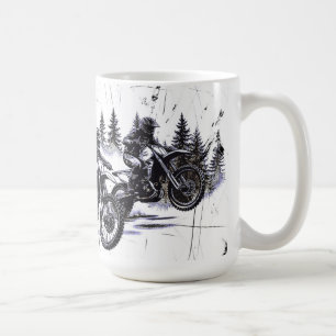 Cross Country Racing - Motocross Racing Kaffeetasse