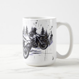 Cross Country Racing - Motocross Racing Kaffeetasse
