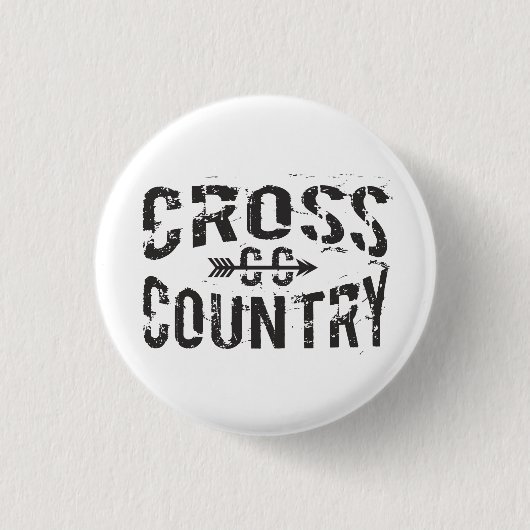 Cross Country Runner Button (Vorderseite)