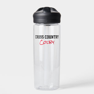 Cross Country Runner Coach NAME Sport Laufen Trinkflasche