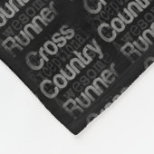 Cross Country Runner Extraordinaire Fleece Blankon (Ecke)