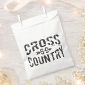 Cross Country Runner Fvor-Flaggen Geschenktütchen (Ausgeschnitten)
