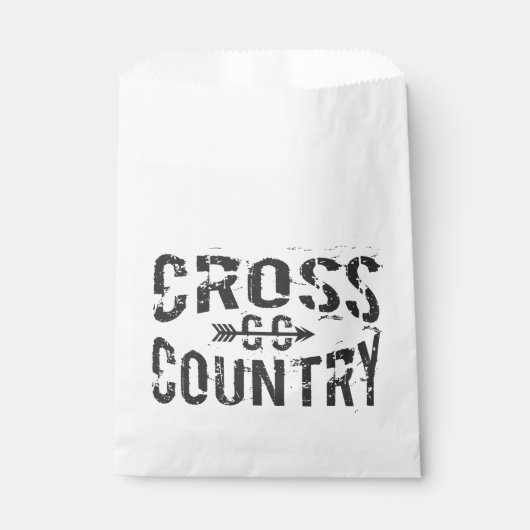 Cross Country Runner Fvor-Flaggen Geschenktütchen (Vorderseite)