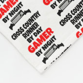 Cross Country Runner Lieben spielen Videospiele Fleecedecke (Ecke)