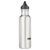 Cross Country Runner NAME Sportler Running Athlete Edelstahlflasche (Links)