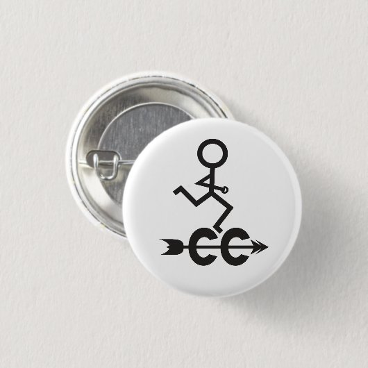 Cross Country Runner © Running and Arrow Symbol Button (Vorne & Hinten)