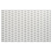 Cross Country Runner Symbole Weiße schwarze Stoffe (Fat Quarter (45,7 x 55,9 cm))