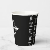 Cross Country Runner XC Arrow Paper Cups Pappbecher (Links)