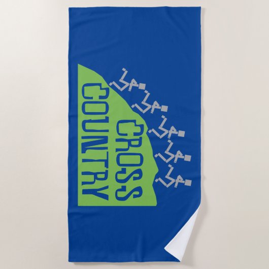 Cross Country Runners on Hill © Strandtuch (Vorderseite)