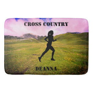 Cross Country Running Bath Mat Badematte