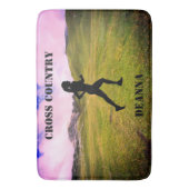 Cross Country Running Bath Mat Badematte (Vorderseite Vertikal)