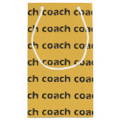 Cross Country Running Coach Geschenktasche Kleine Geschenktüte (Rückseite)