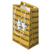 Cross Country Running Coach Geschenktasche Kleine Geschenktüte (Vorderseite Schrägansicht)