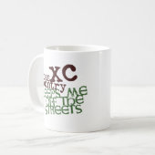 Cross Country Running © Funny Behalte mich von Str Kaffeetasse (Vorderseite Links)