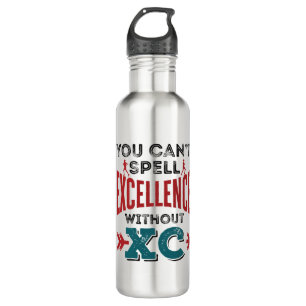 Cross Country Running Funny Excellence XC Edelstahlflasche