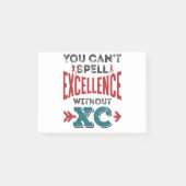 Cross Country Running Funny Excellence XC Post-it Klebezettel (Vorderseite)