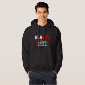 Cross Country Running Geschenk I XC Run Runner 8td Hoodie (Vorne ganz)