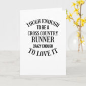 Cross Country Running Geschenk XC Cross Country Ru Karte (Gelbe Blume)