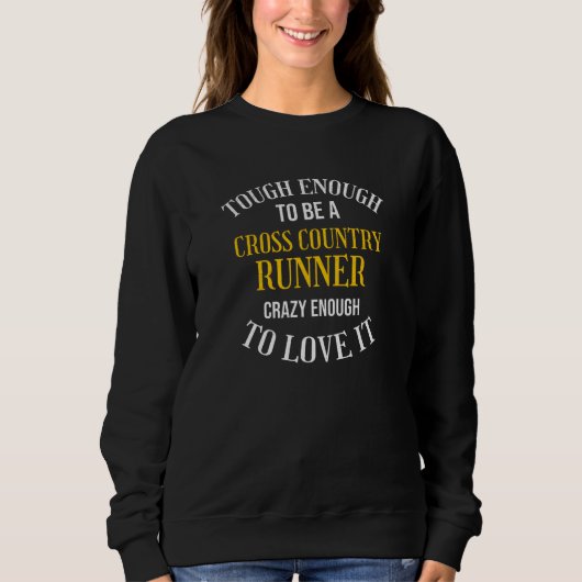 Cross Country Running Geschenk XC Cross Country Ru Sweatshirt (Vorderseite)