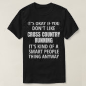 Cross Country Running Geschenk XC Cross Country Ru T-Shirt (Design vorne)
