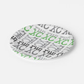 Cross Country Running - Green - XC Run Pappteller (Schrägansicht)