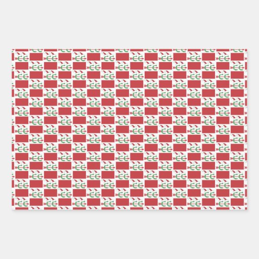 Cross Country Running © Holiday Themed Geschenkpapier Set (Vorderseite 2)