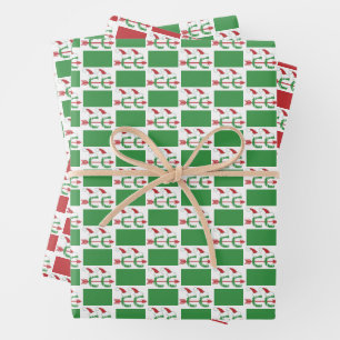 Cross Country Running © Holiday Themed Geschenkpapier Set