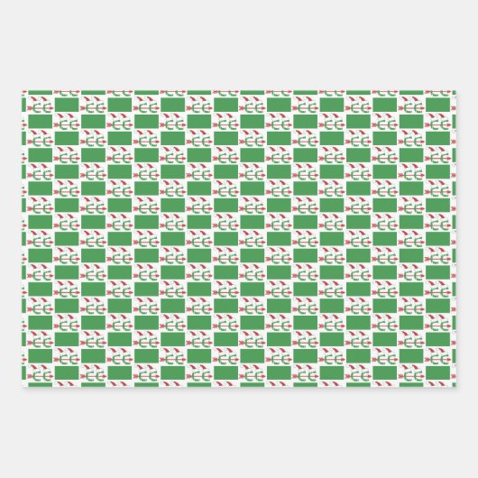 Cross Country Running © Holiday Themed Geschenkpapier Set (Vorderseite)