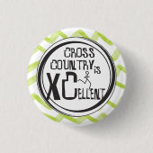Cross Country Running ist XCellent © Button (Vorderseite)