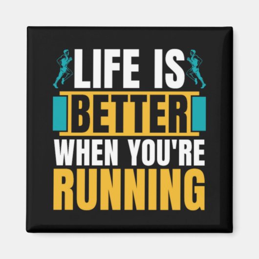 Cross Country Running Life Is Better When Athletic Magnet (Vorne)