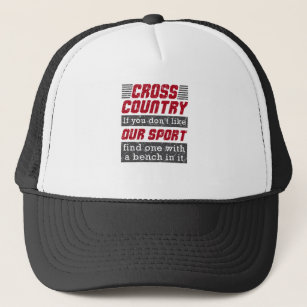 Cross Country Running lustig wie unser Sport Truckerkappe