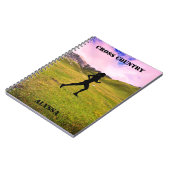Cross Country Running Notebook Notizblock (Linke Seite)
