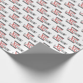 Cross Country Running XC eXCellent Wrapping Paper Geschenkpapier (Ecke)