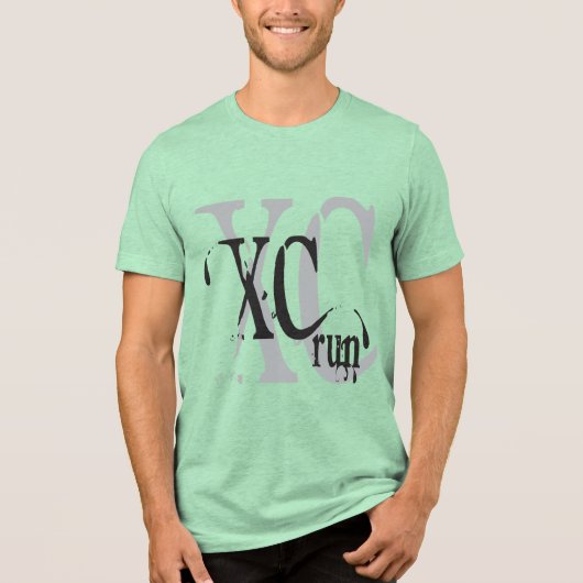 Cross Country Running XC Tri-Blend Shirt (Vorderseite)