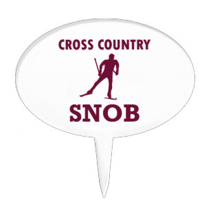 Cross Country-Ski-Snob Kuchenaufsatz