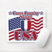 Cross Country Ski USA Mousepad (Mit Mouse)