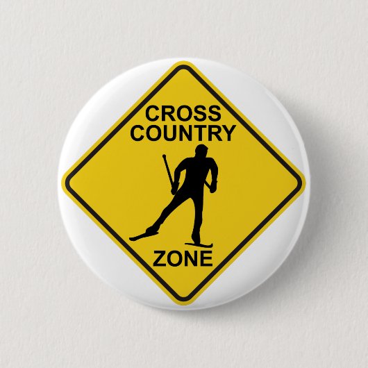 Cross Country Ski Zone Button (Vorderseite)