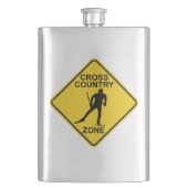 Cross Country Ski Zone Flachmann (Vorderseite)