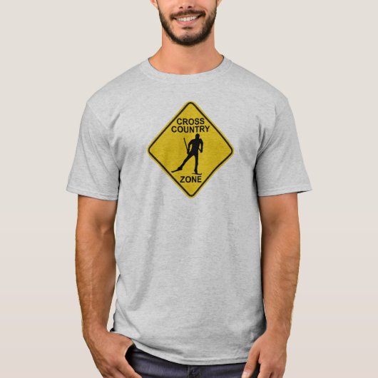 Cross Country Ski Zone T-Shirt (Vorderseite)