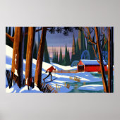 Cross country skier. poster (Vorne)