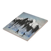 Cross Country-Skifahren Fliese (Seite)