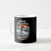 Cross Country Skiing Kaffeetasse (Vorderseite Links)