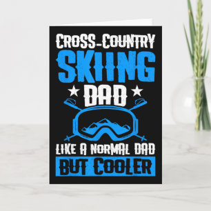 Cross Country Skiing Papa wie ein normaler Papa, a Karte