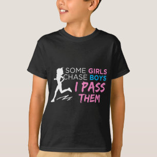 Cross Country Track Marathon Runner Girls Liebe Ru T-Shirt