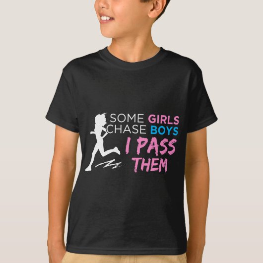Cross Country Track Marathon Runner Girls Liebe Ru T-Shirt (Vorderseite)