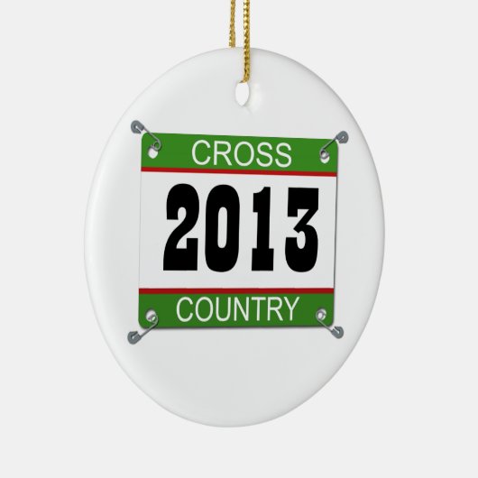 Cross Country-Verzierung 2013 Keramikornament (Rechts)