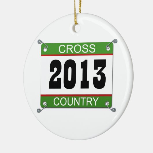 Cross Country-Verzierung 2013 Keramikornament (Links)